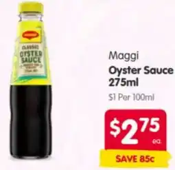 Spar Maggi Oyster Sauce offer