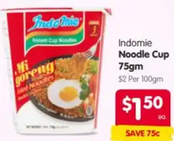 Spar Indomie Noodle Cup offer
