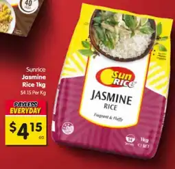 Spar Sunrice Jasmine Rice offer