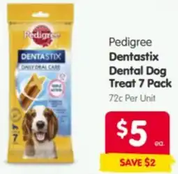 Spar Pedigree Dentastix Dental Dog Treat offer