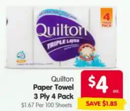 Spar Quilton Paper Towel 3 Ply offer