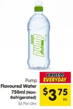 Spar Pump Flavoured Water offer