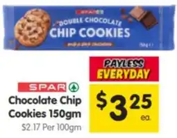 Spar Chocolate Chip Cookies offer