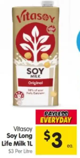Spar Vitasoy Soy Long Life Milk offer