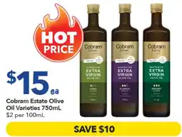 Ritchies Cobram Estate Olive Oil Varieties offer