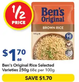 Ritchies Ben's Original Rice Selected offer