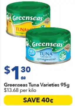 Ritchies Greenseas Tuna offer