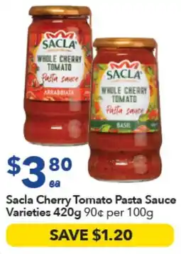 Ritchies Sacla Cherry Tomato Pasta Sauce offer