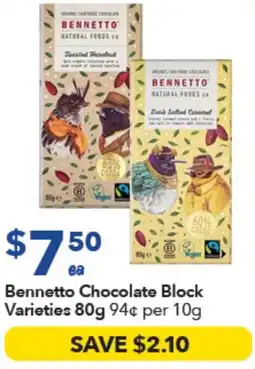 Ritchies Bennetto Chocolate Block offer