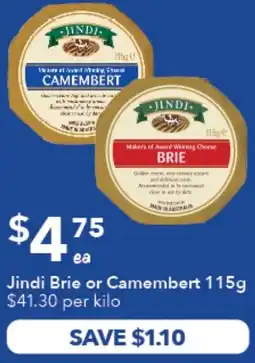 Ritchies Jindi Brie or Camembert offer