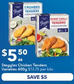 Ritchies Steggles Chicken Tenders Varieties offer
