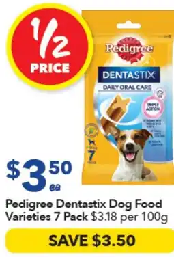 Ritchies Pedigree Dentastix Dog Food offer