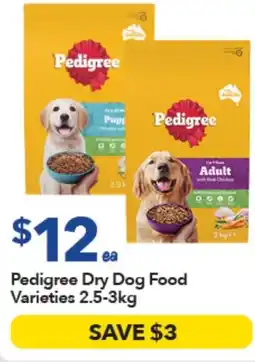 Ritchies Pedigree Dry Dog Food Varieties offer