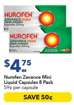 Ritchies Nurofen Zavance Mini Liquid Capsules offer