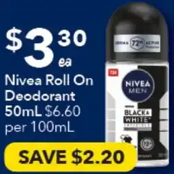 Ritchies Nivea Roll On Deodorant offer