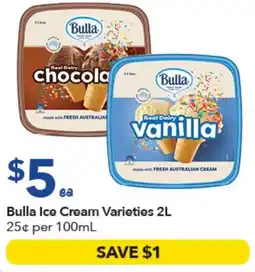 Ritchies Bulla Ice Cream offer