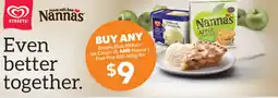 Ritchies Streets Blue Ribbon Ice Cream and Nanna's Fruit Pies offer