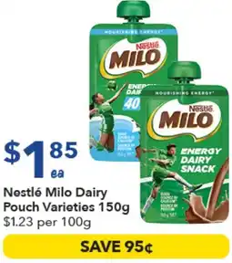 Ritchies Nestlé Milo Dairy Pouch offer