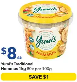 Ritchies Yumi's Traditional Hommus offer