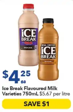 Ritchies Ice Break Flavoured Milk Varieties offer