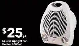 Ritchies Celsius Upright Fan Heater 2000W offer