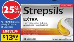 Cincotta Chemist Strepsils extra honey & lemon offer