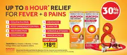 Cincotta Chemist NUROFEN for Children 3 Months - 5 Years Orange and Strawberry offer