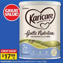Cincotta Chemist KARICARE+ Gentle Nutrition Milk Drink 2+ Years offer