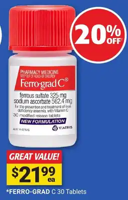 Cincotta Chemist FERRO-GRAD C offer