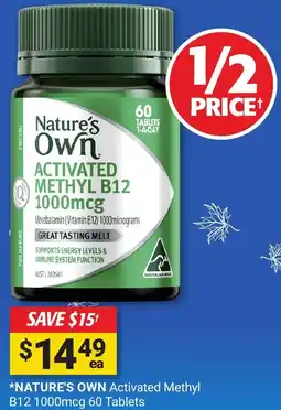 Cincotta Chemist NATURE'S OWN Activated Methyl B12 offer