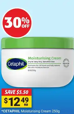 Cincotta Chemist Cetaphil moisturising cream offer