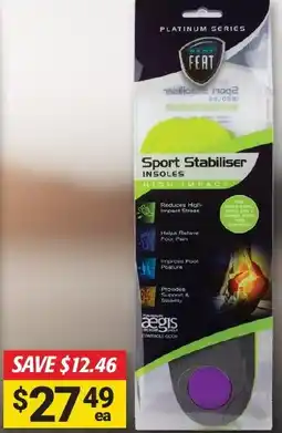Cincotta Chemist Sport stabiliser insoles offer