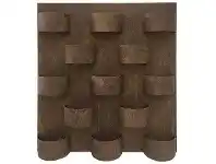 LivingStyles Mirissa Rustic Metal Wall Planter, Large offer