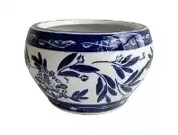 LivingStyles Mito Porcelain Bowl Planter, Small offer