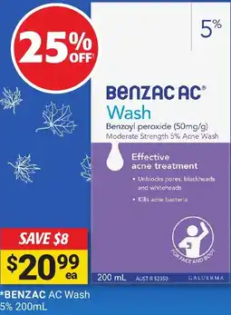 Cincotta Chemist Benzac ac wash offer
