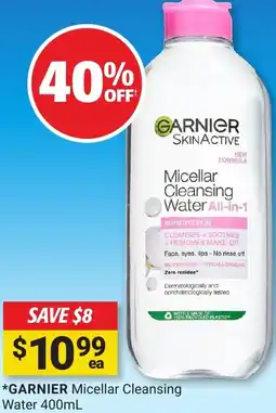 Cincotta Chemist Garnier micellar cleansing water offer