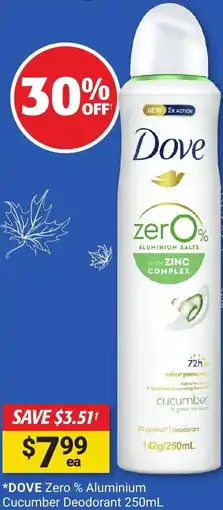 Cincotta Chemist Dove zero offer
