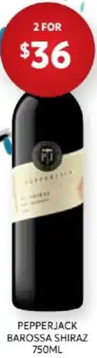 Harry Brown Pepperjack barossa shiraz offer