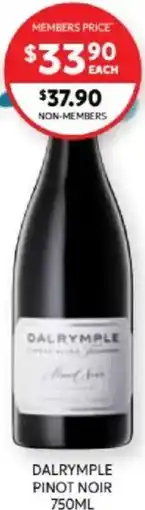 Harry Brown Dalrymple pinot noir offer