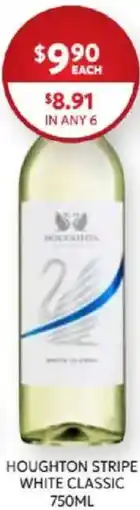 Harry Brown Houghton stripe white classic offer
