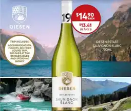 Harry Brown Giesen estate sauvignon blanc offer
