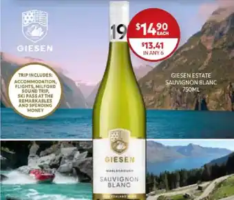 Harry Brown Giesen estate sauvignon blanc offer