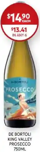 Harry Brown De bortoli king valley prosecco offer