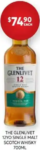 Harry Brown The glenlivet scotch whisky offer
