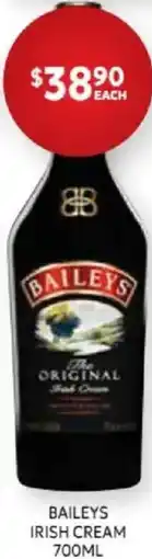 Harry Brown Baileys irish cream offer