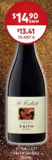 Harry Brown Sthallett faith shiraz offer
