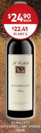 Harry Brown St hallett butcher's cart shiraz offer