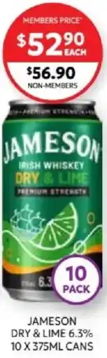 Harry Brown Jameson dry lime offer