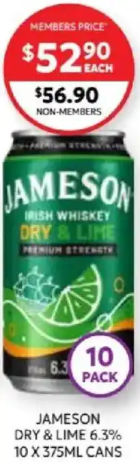 Harry Brown Jameson dry lime offer