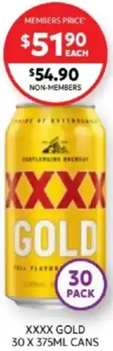 Harry Brown Xxxx gold offer